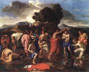 POUSSIN, Nicolas The Sacrament of Baptism af Spain oil painting reproduction